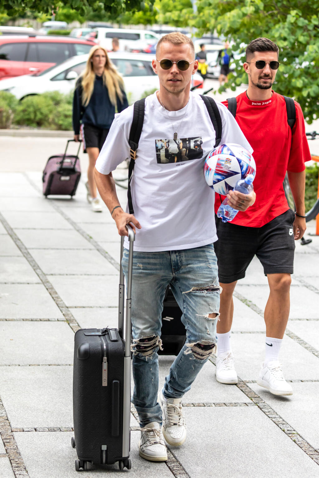 Zraz Slovenskej futbalovej reprezentácie v X-Bionic Sphere v Šamoríne. Na snímke je Ondrej Duda.