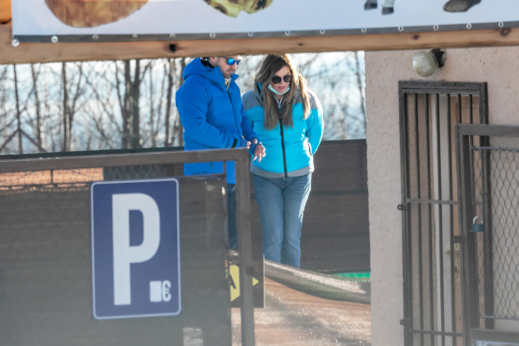 Monika Beňová s partnerom Ľubošom v Starom Smokovci.
