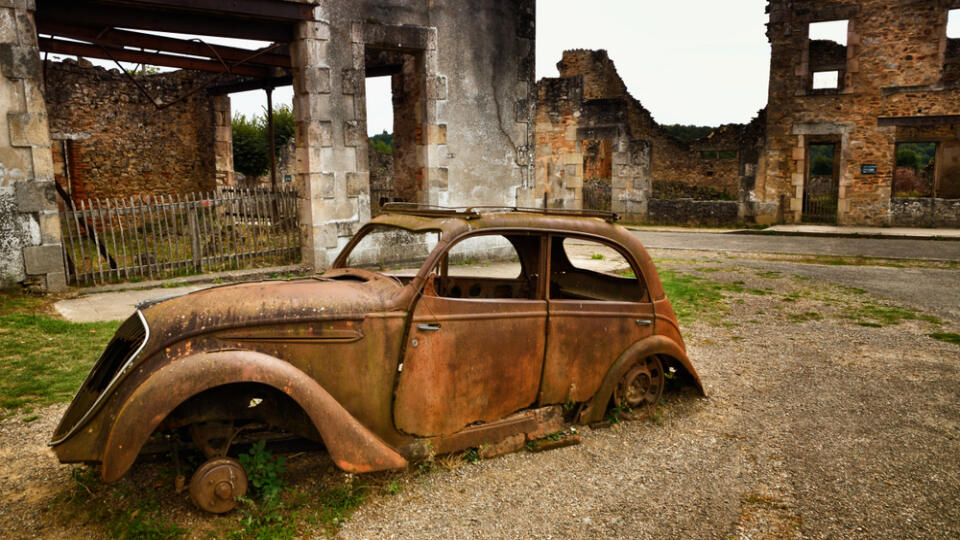 The,Village,Of,Oradour,Sur,Glane,,France,Was,Destroyed,In