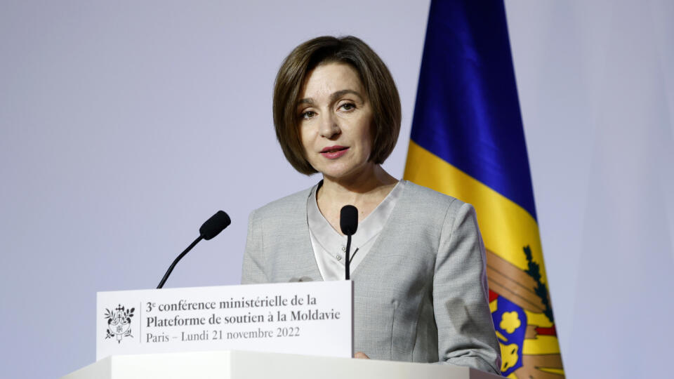 Moldavská prezidentka Maia Sanduová