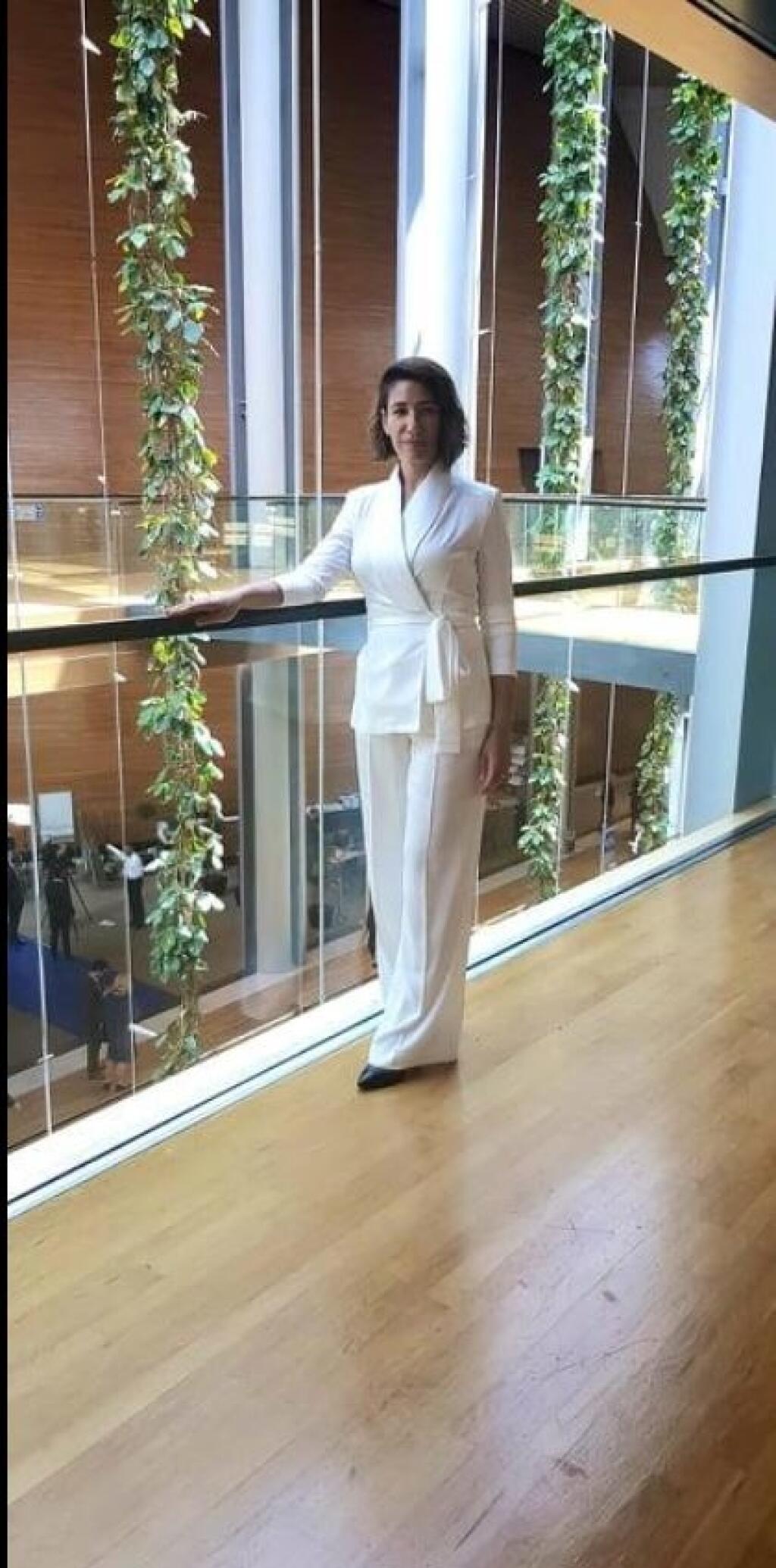 Lucia Ďuriš Nicholsonová sa takto nahodila v svoj prvý deň v europarlamente.