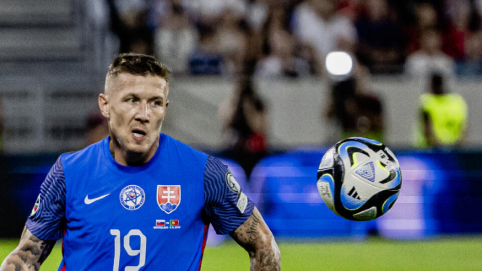 Počas zápasu J skupiny kvalifikácie UEFA Majstrovstiev Európy 2024 vo futbale medzi Slovenskom a Portugalskom na Národnom futbalovom štadióne v Bratislave.