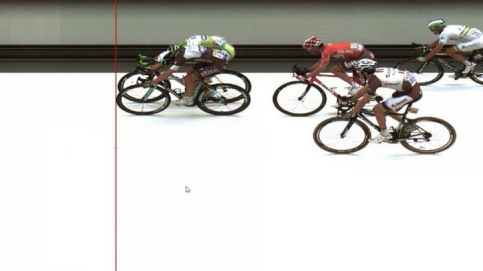 Nášmu cyklistovi chýbali milimetre na víťazstvo v etape.