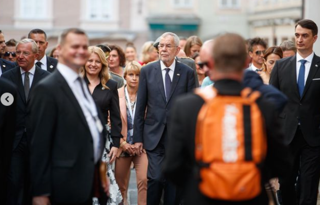 Zuzana Čaputová bola hlavnou hviezdou na Salzburskom festivale.