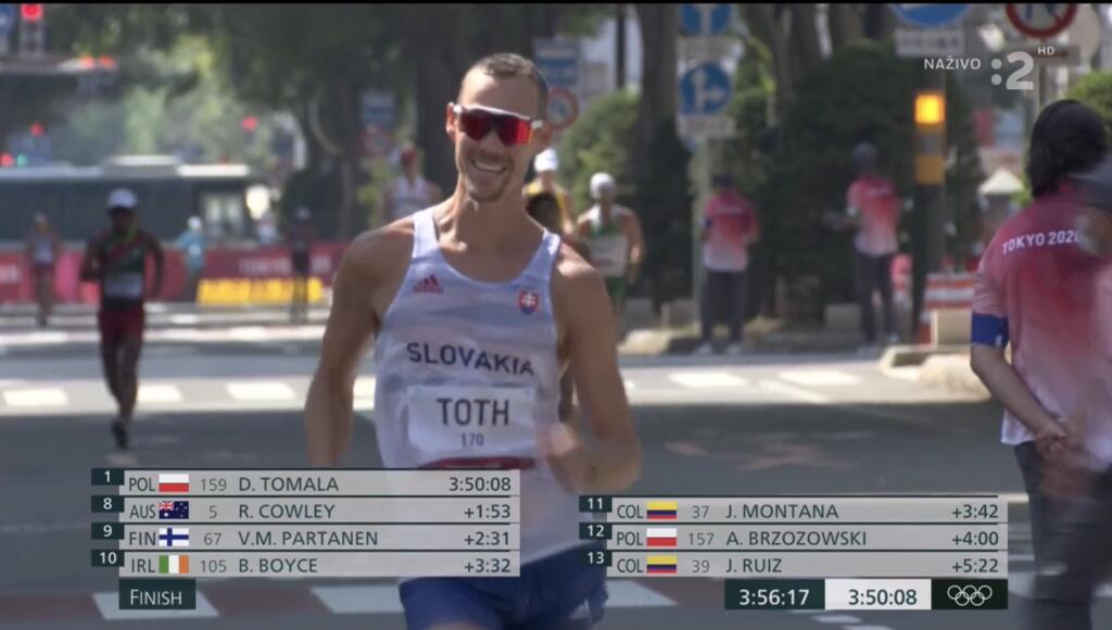Matej Tóth prichádzal do cieľa pretekov s malým úsmevom na tvári.