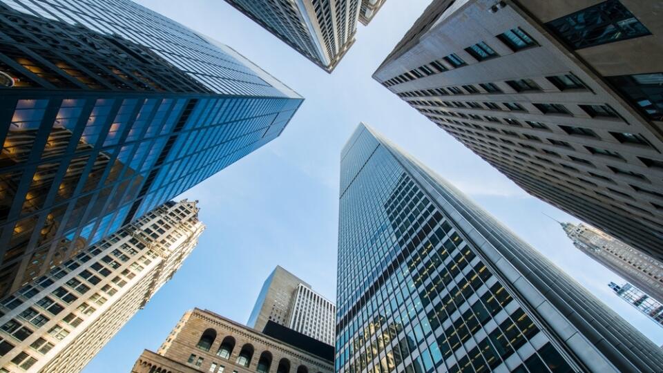 Tall,Skyscrapers,Shot,With,Perspective