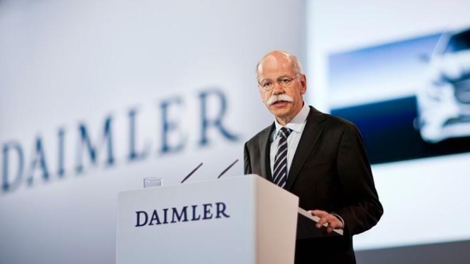 Šéf Daimleru Dieter Zetsche chce ušetriť miliardy eur. Zdroj: Daimler