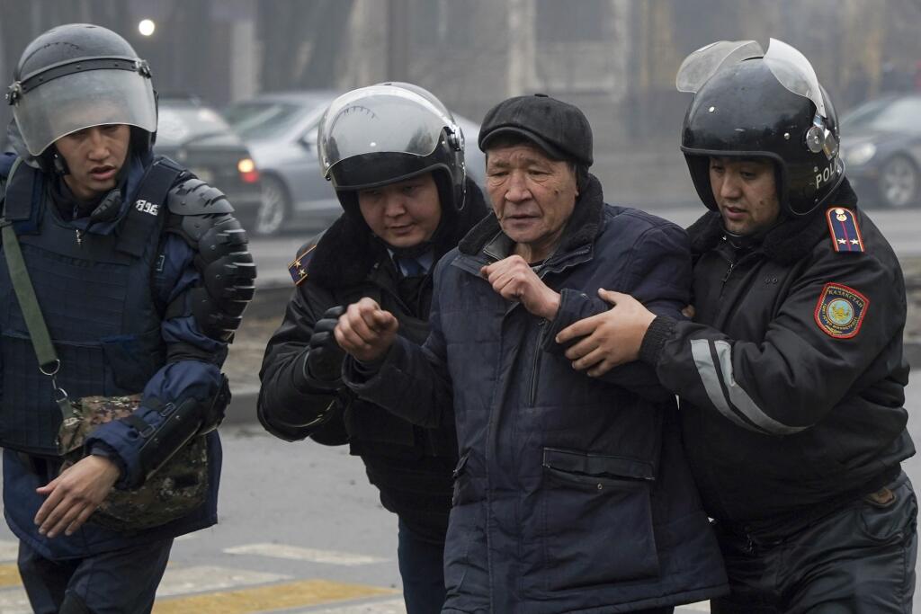 Protest v Kazachstane