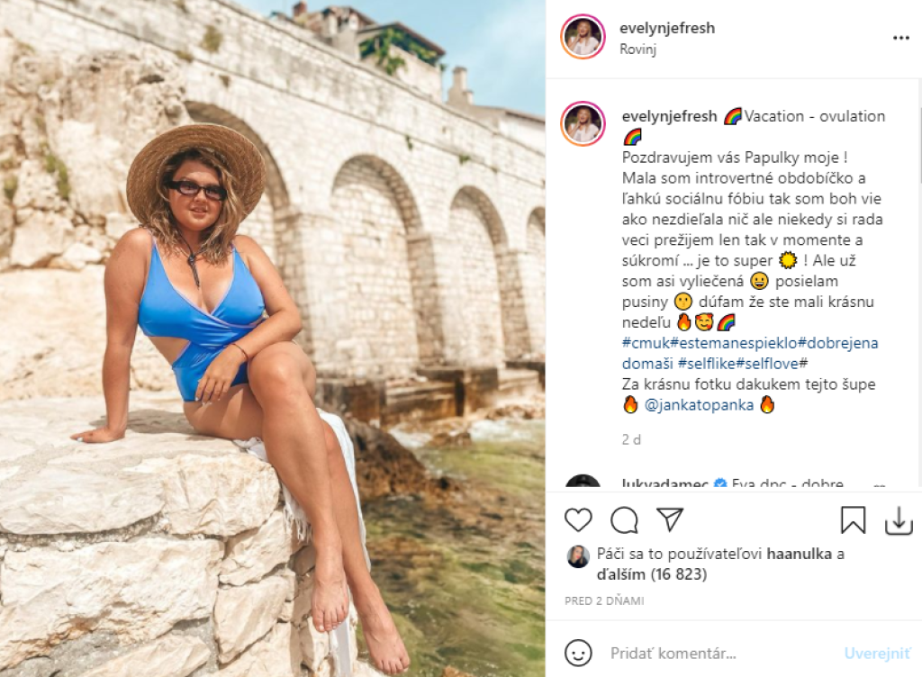 Evelyn sa po ajurvédskom pobyte v Maďarsku opäť pýši postavičkou ako lusk.