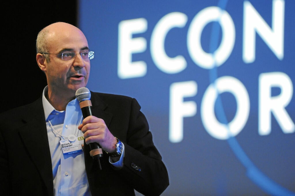 DAVOS/SWITZERLAND, 27JAN11 - William F. Browder, Chief Executive Officer Hermitage Capital Management, asks questions during the session 'Russia's Next Steps to Modernization' at the Annual Meeting 2011 of the World Economic Forum in Davos, Switzerland, January 27, 2011.

Copyright by World Economic Forum
swiss-image.ch/Photo by Michael Wuertenberg