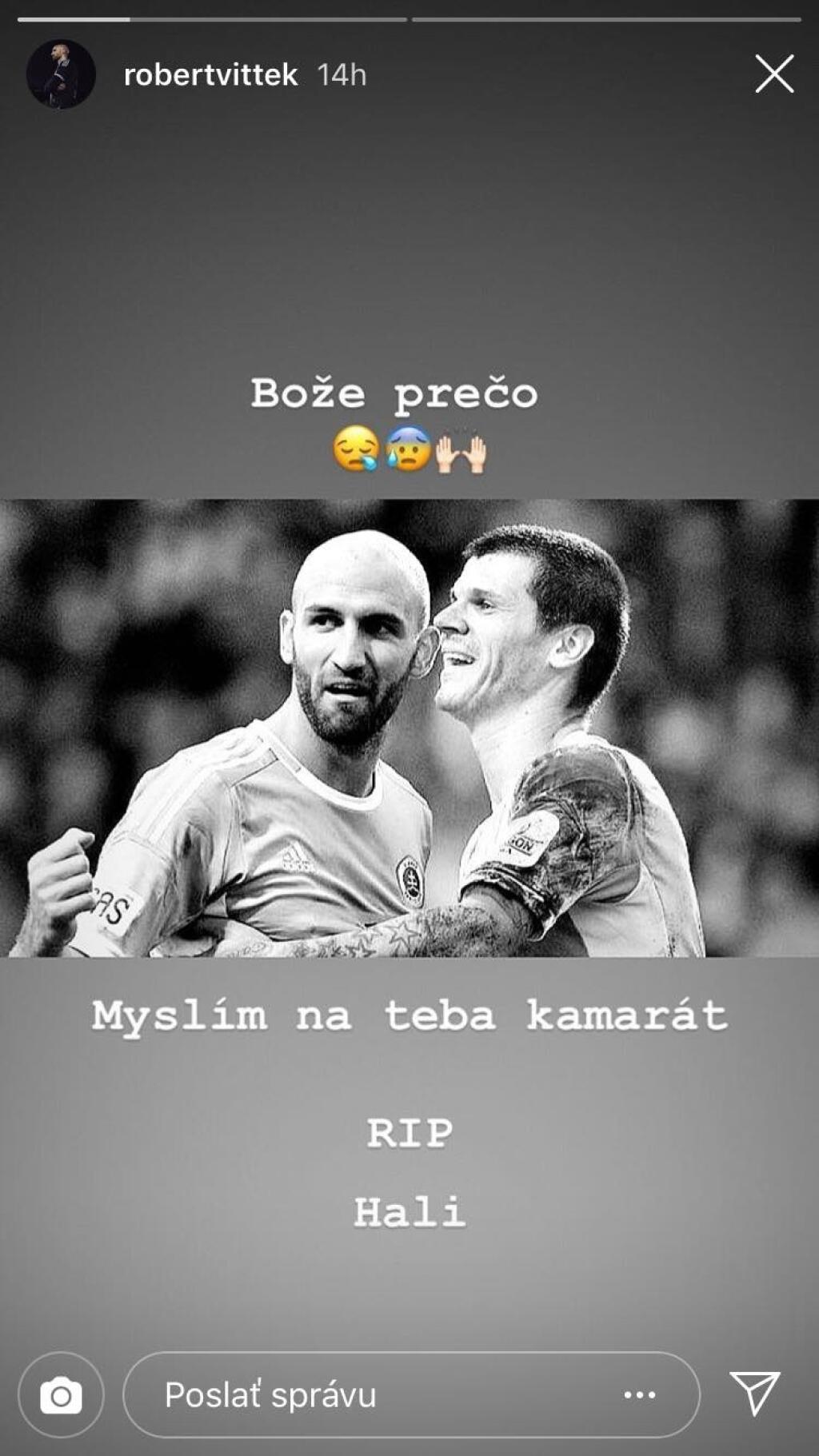 Slovenskí futbalisti oplakávajú smrť Juraja Halenára.