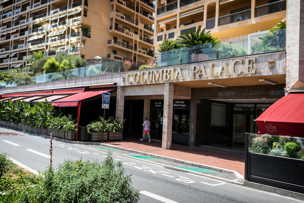 Na snímke je apartmánový dom Columbia Palace v Monaku, kde býva slovenský cyklista Peter Sagan a dánska profesionálna tenistka Caroline Wozniacka.