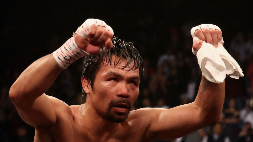 Filipínsky profesionálny boxer Manny Pacquiao