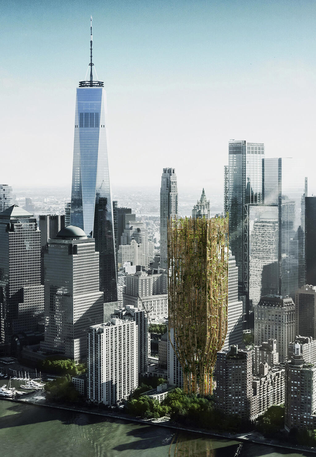 The skyscraper made up of living trees to bring nature back into the heart of the city