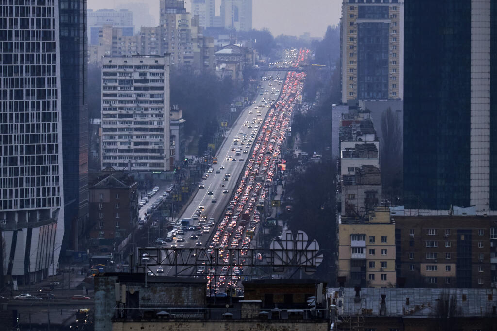 People are fleeing Kiev.