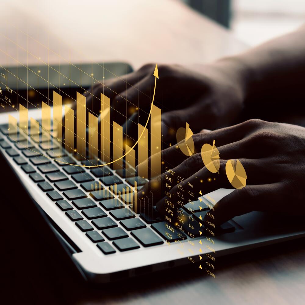 Business,People,Analyze,Financial,Data,Chart,Trading,Forex,,Investing,In