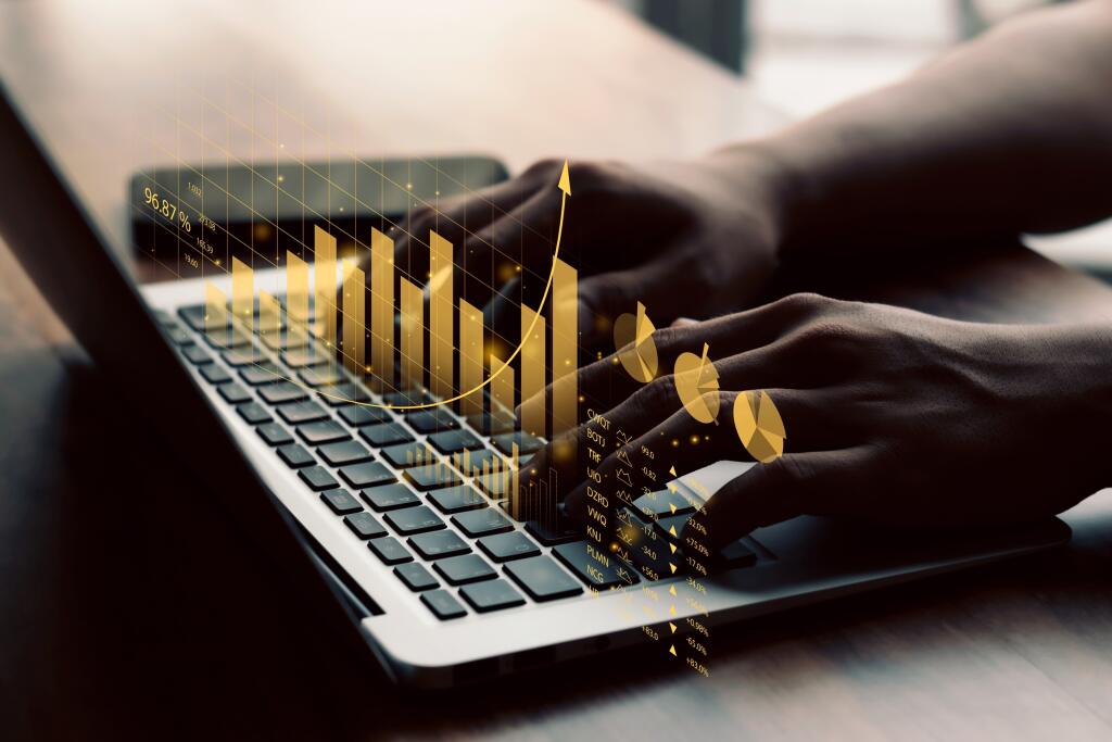 Business,People,Analyze,Financial,Data,Chart,Trading,Forex,,Investing,In