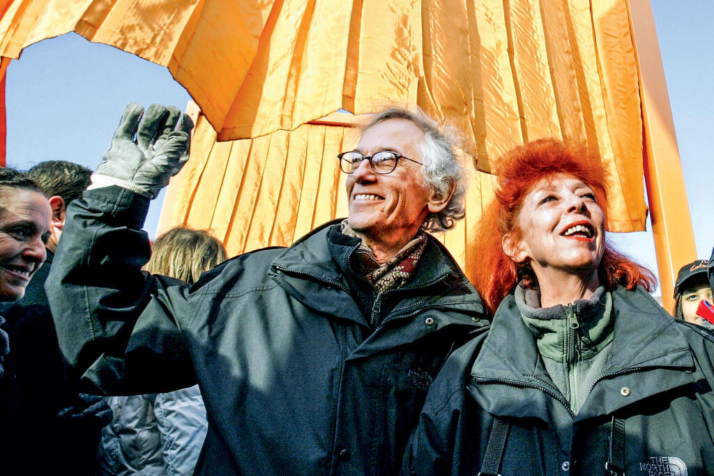 Umelec Christo so svojou partnerkou a spolupracovníčkou Jeanne-Claude