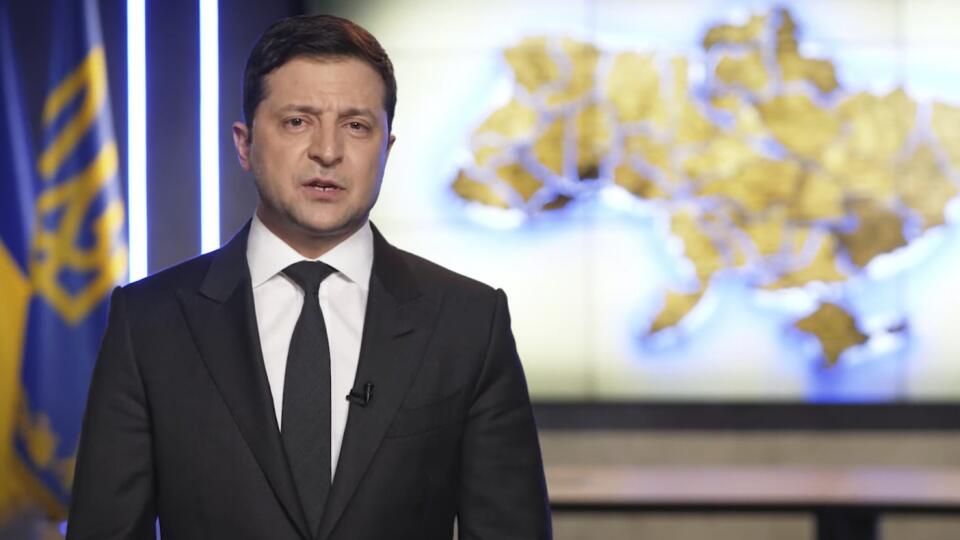 Ukrajinský prezident Volodymyr Zelenskyj 