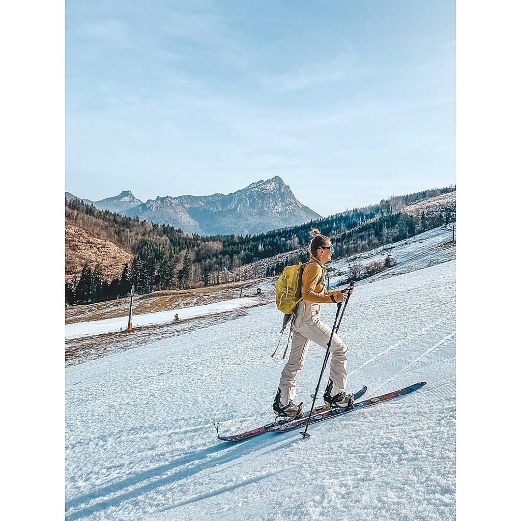Okrem denného cvičenia
pridáva v zime skialpinizmus.