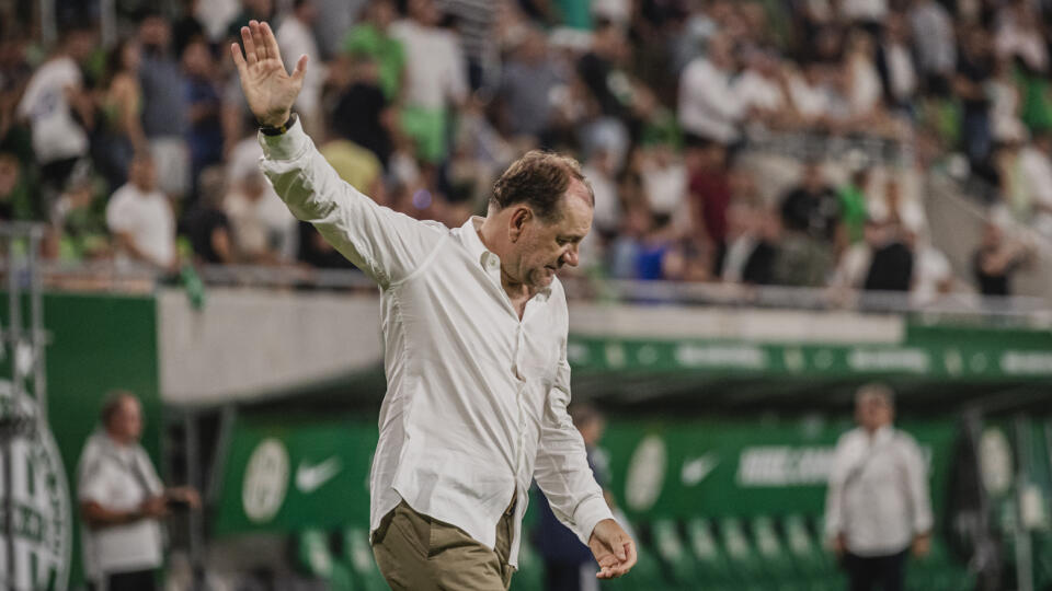 Na snímke Vladimír Weiss počas prvého zápasi 2. predkola Ligy majstrov UEFA medzi Ferencvárosi Torna Club a ŠK Slovan Bratislava.