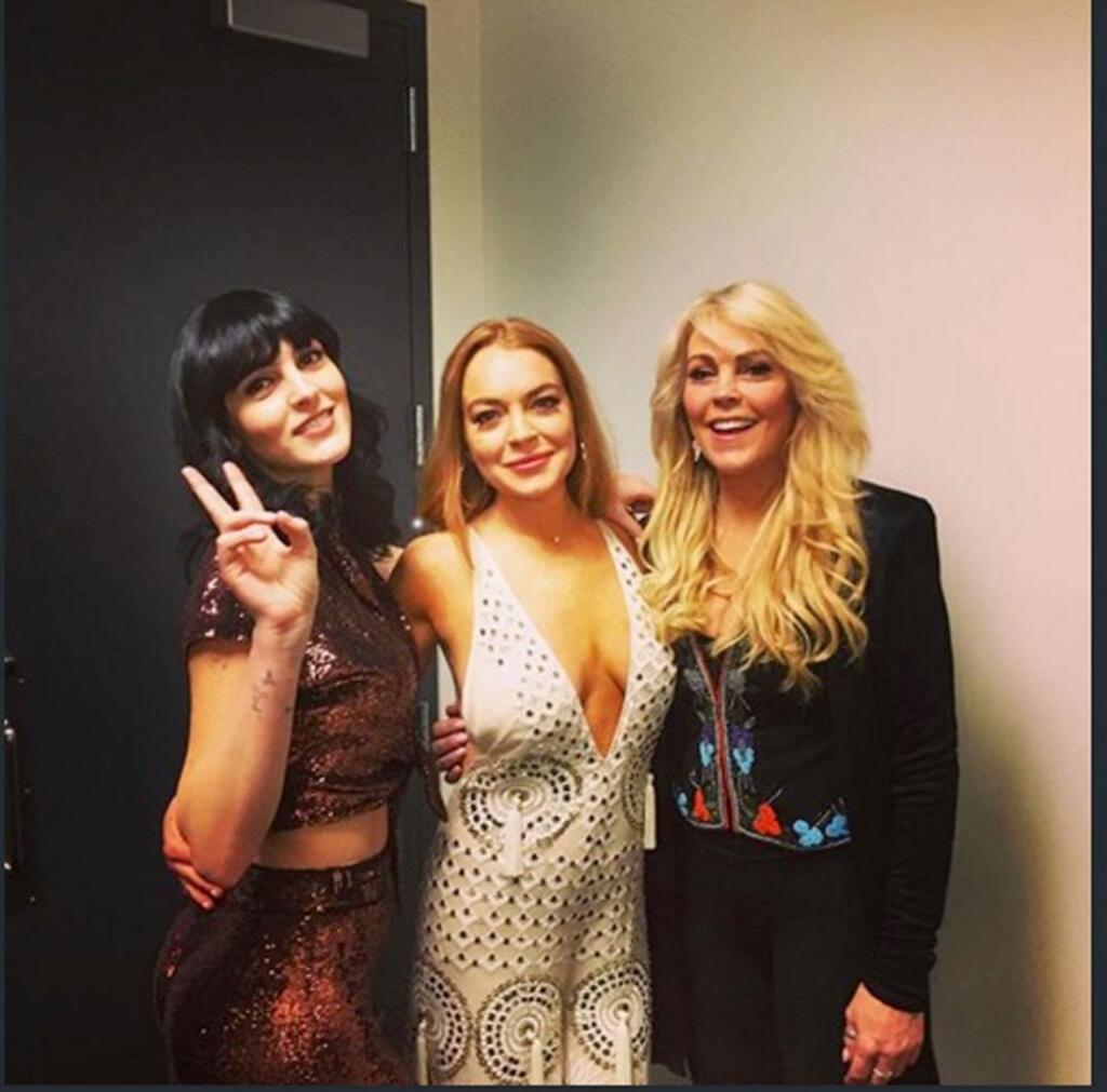 Ali, Lindsay a Dinah Lohan.
