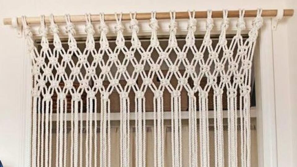 DIY záves do dverí