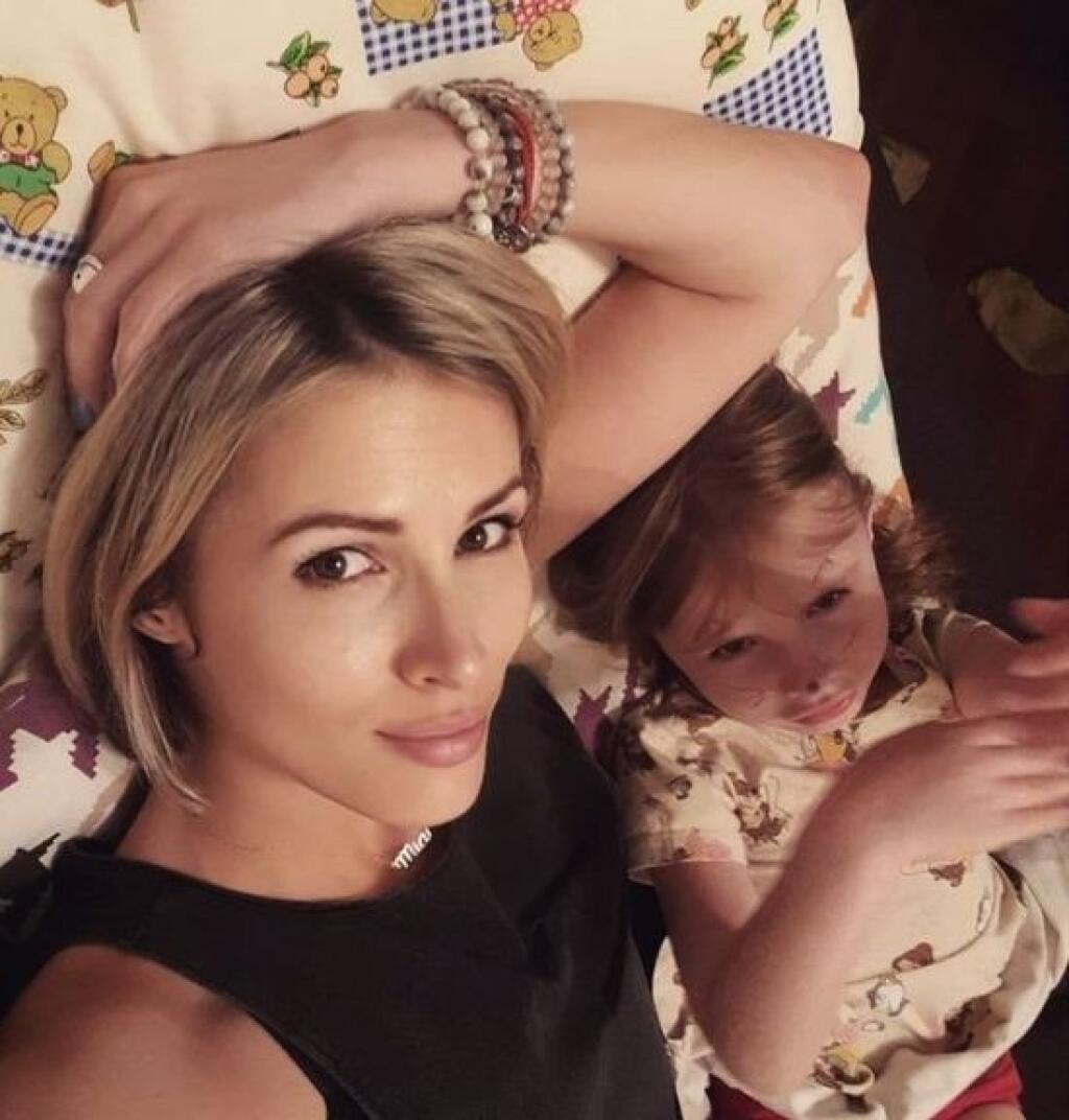 Miriam Kalisová s dcérou Miou.