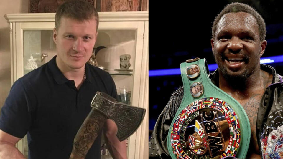 Lákadlom bude súboj ťažkých váh WBC. Proti sebe sa 22. augusta postavia Dillian Whyte (vpravo) a Alexander Povetkin.