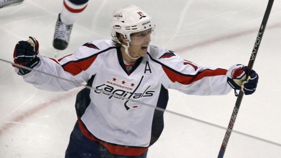 Na archívnej snímke útočník Washington Capitals Nicklas Backstrom.