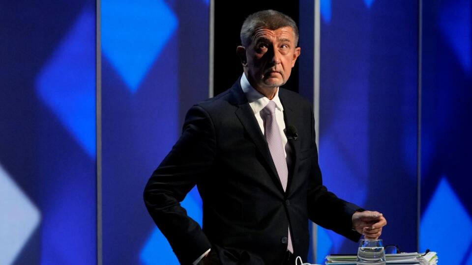 A. Babiš počas diskusie