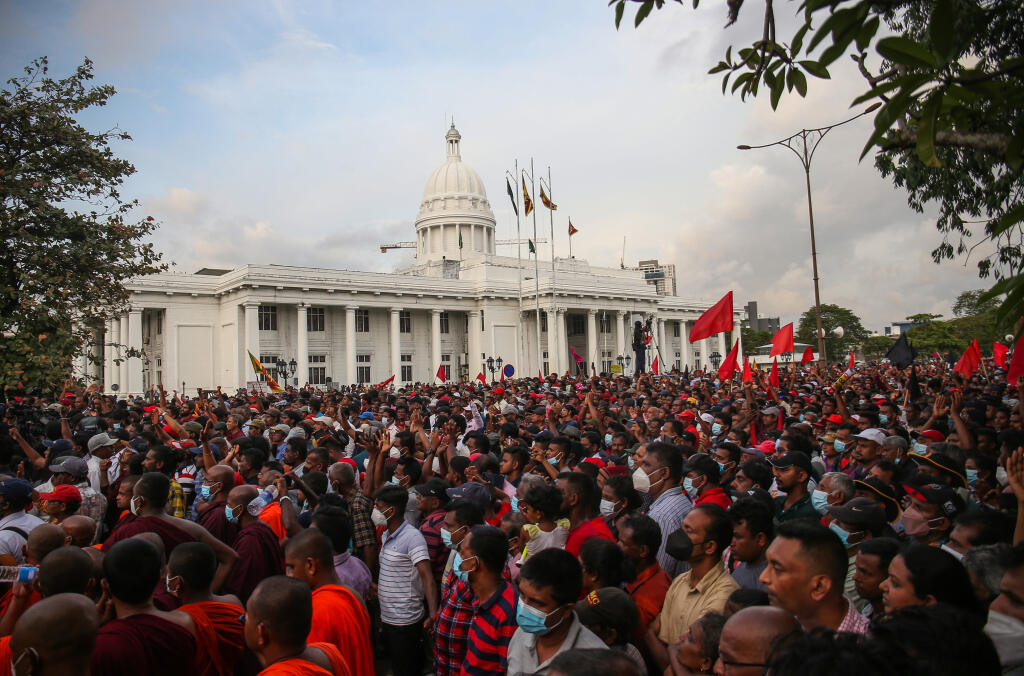 Economic Crisis Protest In Colombo