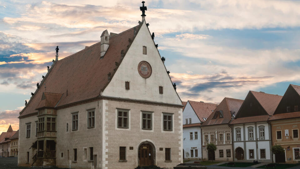 Mestská radnica v Bardejove.