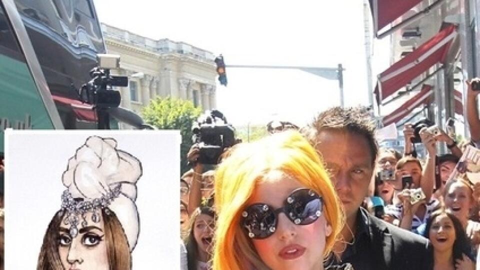 Lady Gaga si do svojho tímu vzala dievča, ktoré nakreslilo speváčkin portrét.