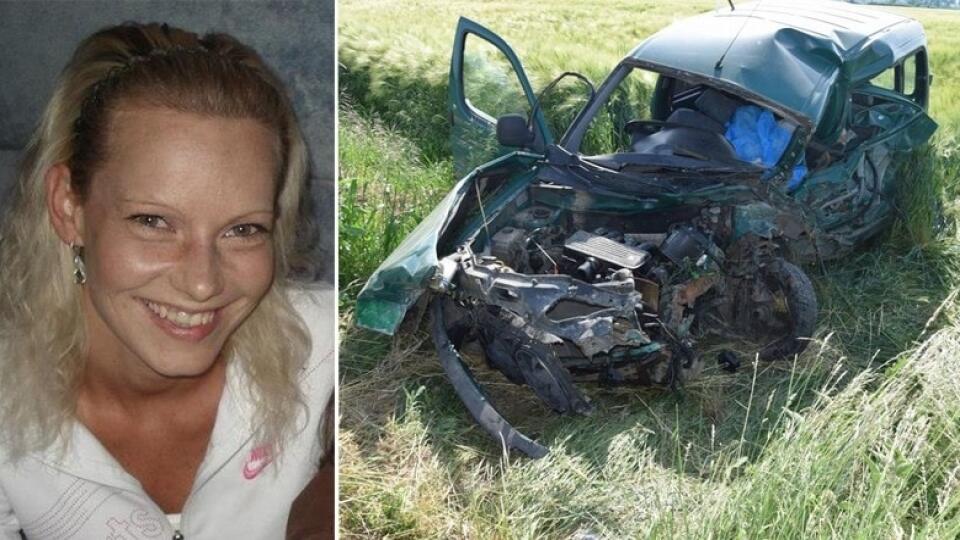 Nezodpovedná vodička Miroslava zmietla v rýchlosti 131 km/h z cesty auto, v ktorom našla smrť krásna Michaela.