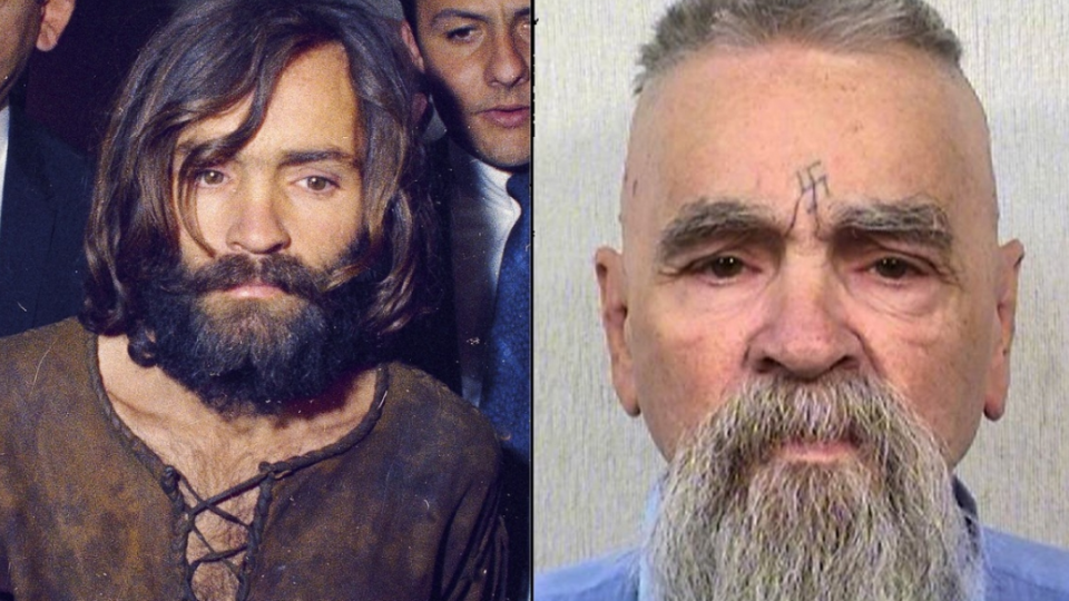 Manson v roku 1969 a v roku 2015.