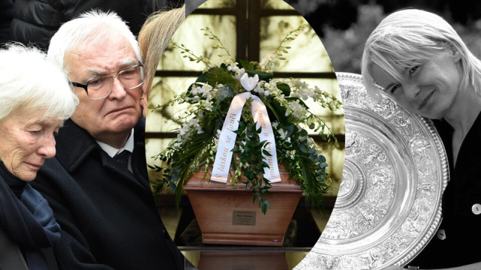 Legendárna tenistka Jana Novotná malá pohreb v brnianskom krematóriu.