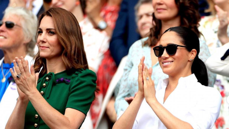 Meghan Markle a Kate Middleton navštívili spolu Wimbledon.