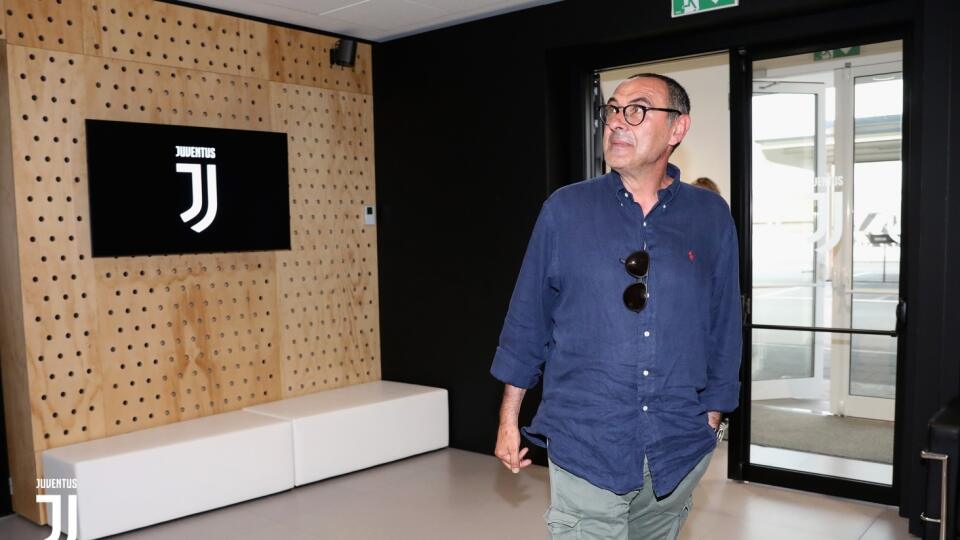 Juventus New Coach Maurizio Sarri Arrives In Turin
