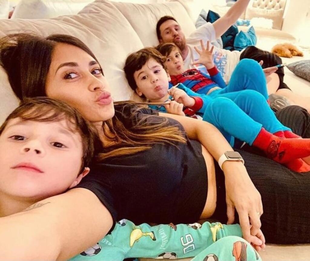 Messi svoju rodinu miluje nadovšetko, takto spoločne oddychujú.