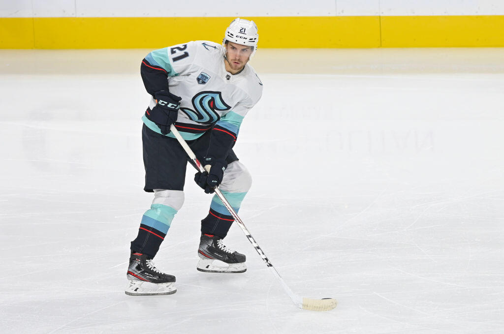 Alex Wennberg z tímu Seattle Kraken.
