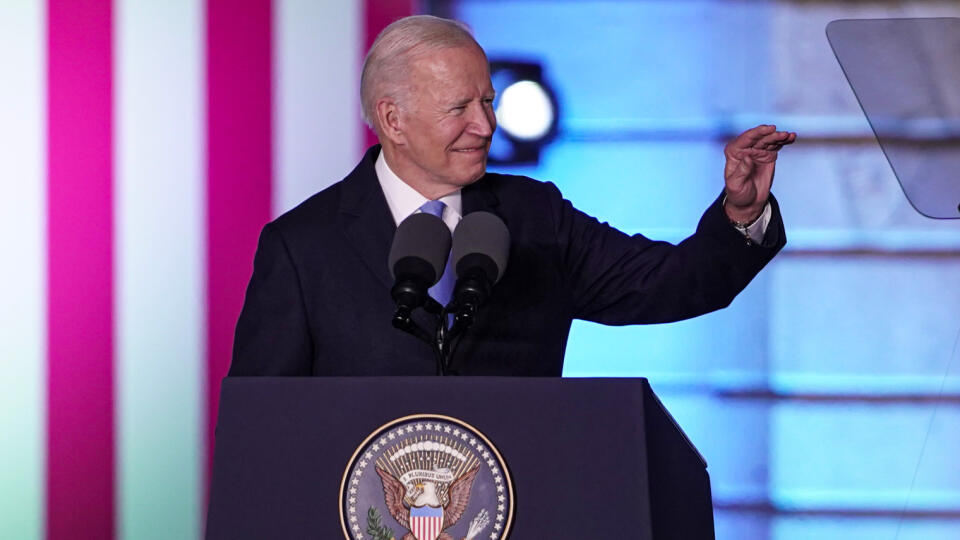 Briefing of US President Joe Biden in Warsaw