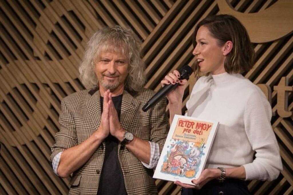 Peter Nagy pokrstil detskú knihu.
