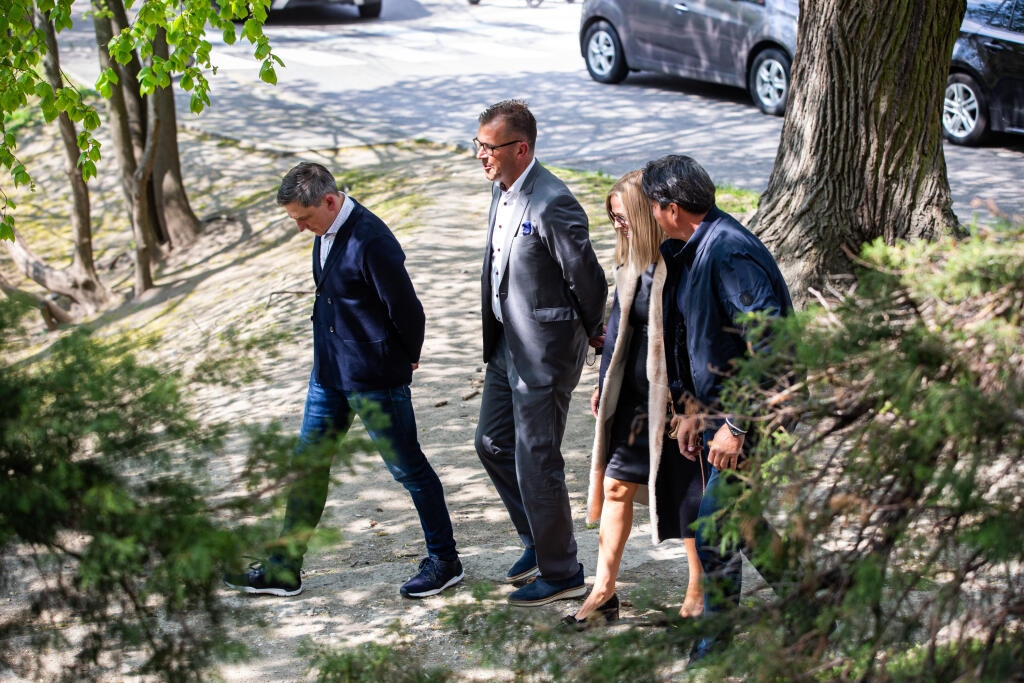 Svadba Gabriely Drobovej a Karola Rumana v Bratislave.