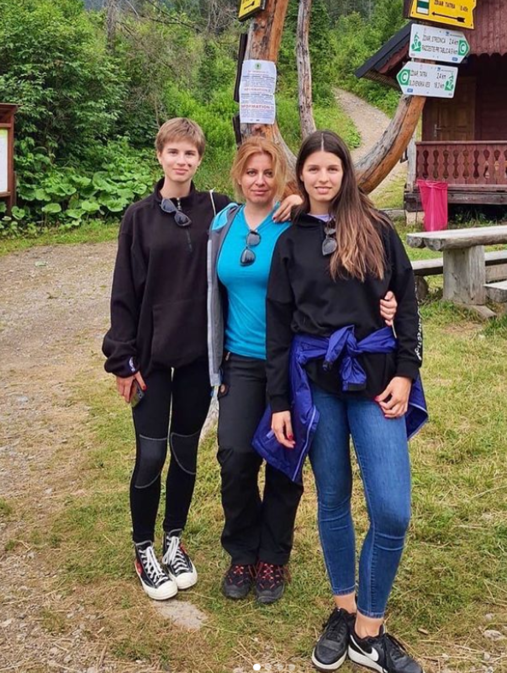 Zuzana Čaputová s dcérami