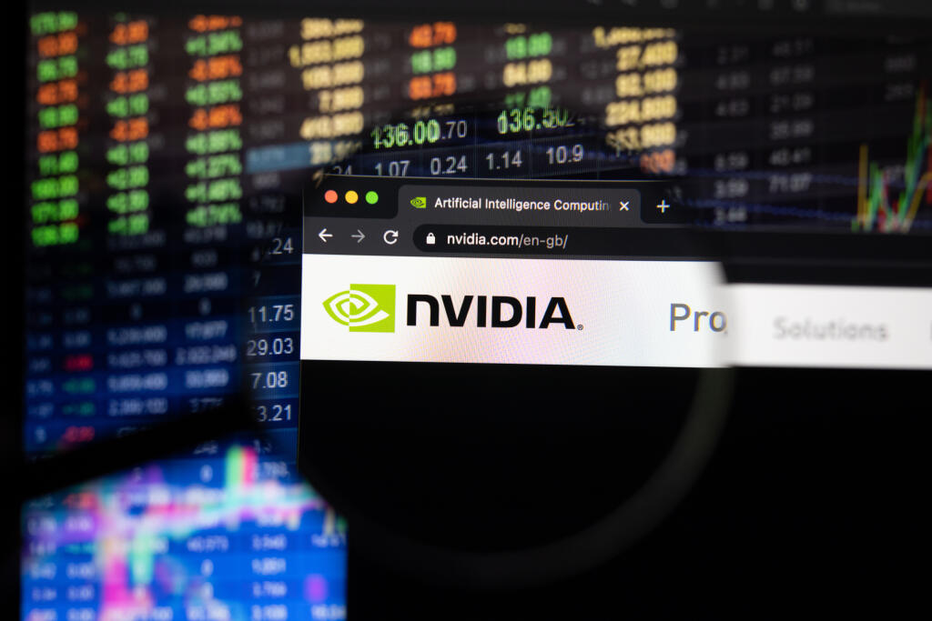 Kaufbeuren,,Germany,-,April,26,,2021:,Nvidia,Company,Logo,On