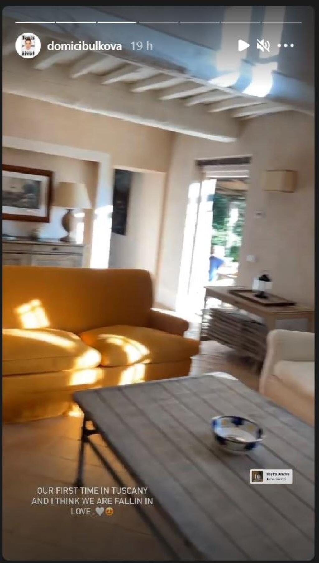 Cibulková od včera zdieľala na instagrame zábery z Toskánska, kde podľa všetkého odletela s rodinkou.