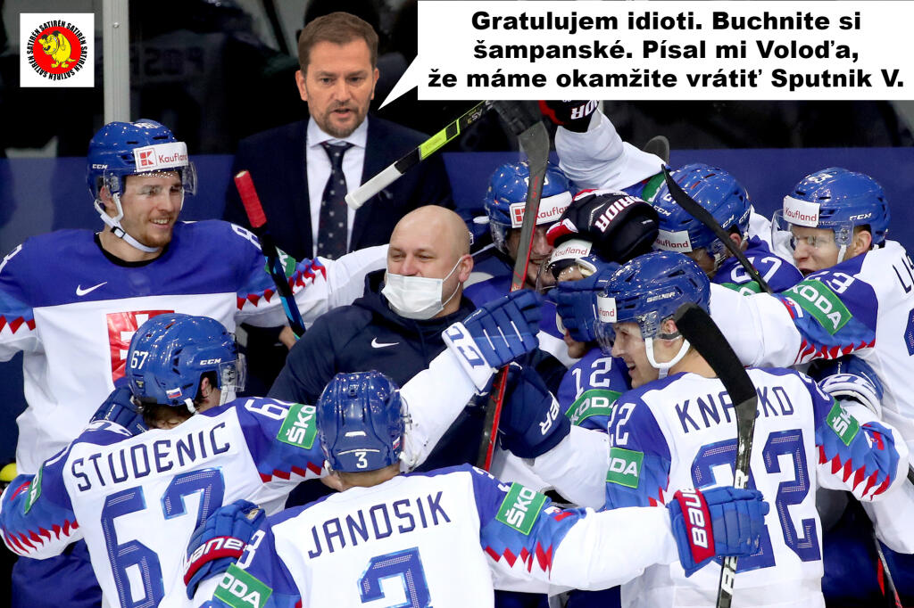 Slovenskí hokejisti zdolali favorizovaných Rusov a satirické stránky vychrlili množstvo vtipov. Uťahovali si v nich aj z našich politikov.