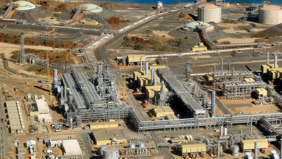 Závody LNG v Austrálii.