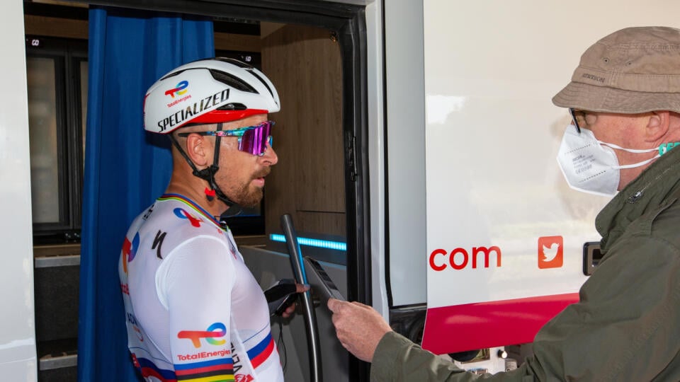 Na snímke je slovenský cyklista Peter Sagan